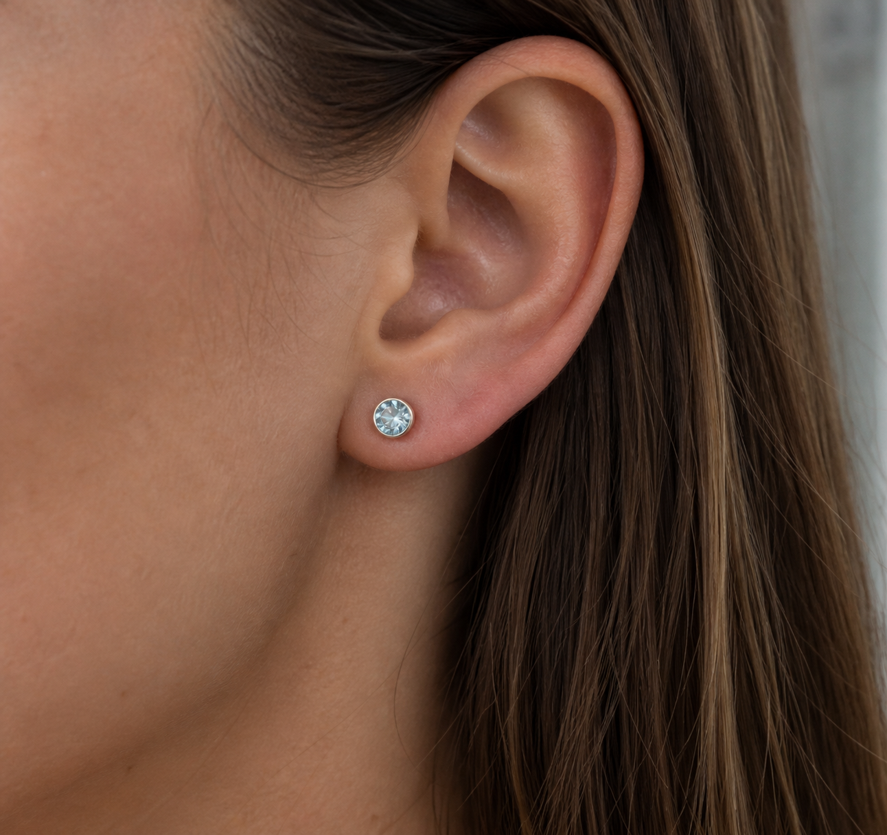 Blue Topaz Earrings