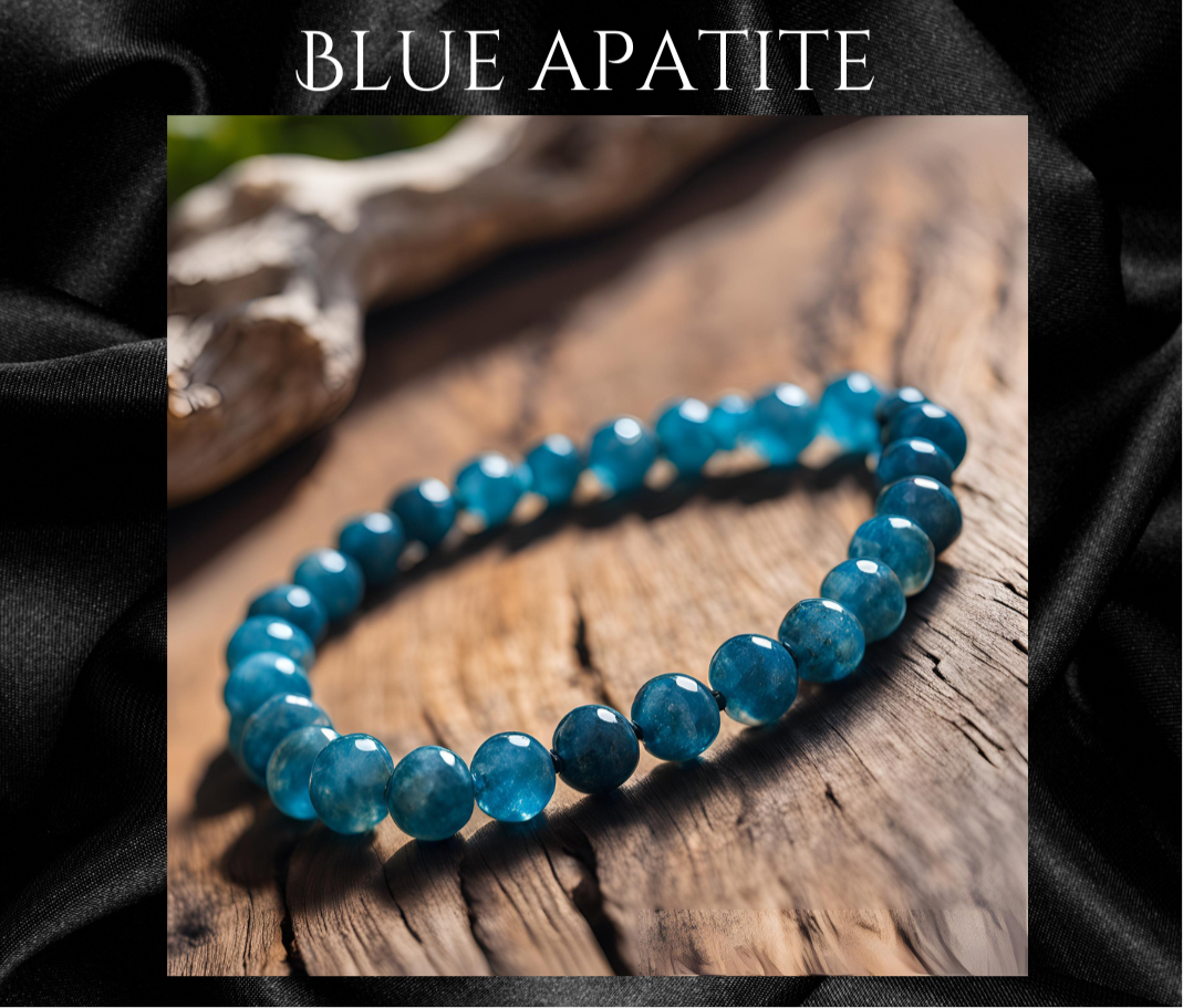 BLUE APATITE BRACELET